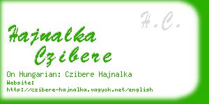 hajnalka czibere business card